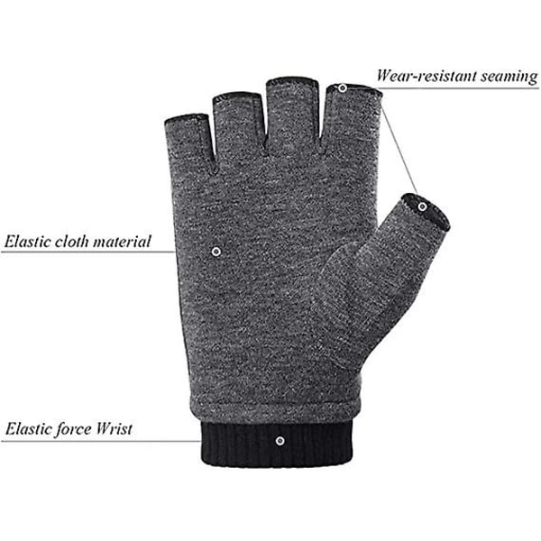 CQBB Warm Hand Sleeve, Fingerless Hand Sleeve Winter Warm Half Finger