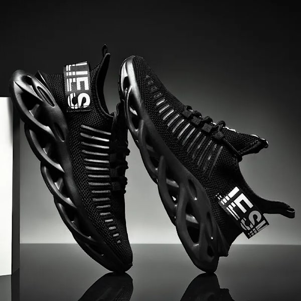 Herre Komfortable Sneakers Åndbare Løbesko Til Mænd Mesh Sportssko Waling Sneakers