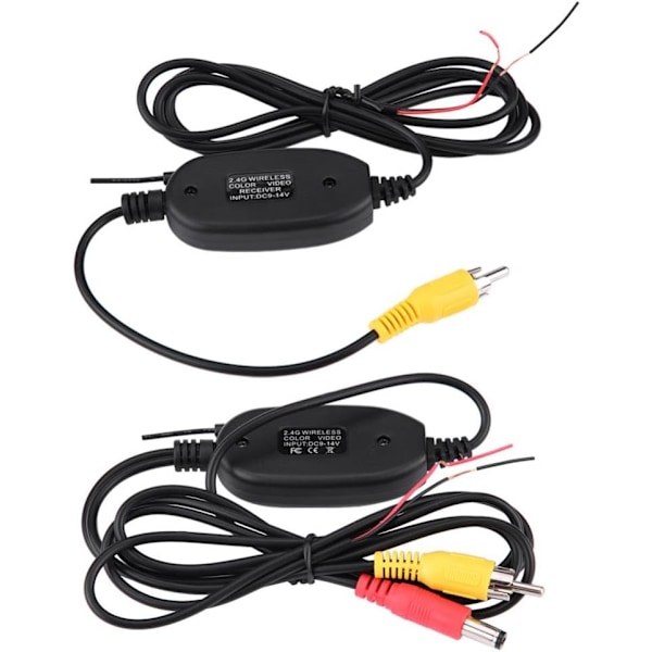 Keenso Backkamera 2.4G Trådlös RCA Video Sändare Mottagarsats Kamera Monitor System DVD Monitor Reversering Camera Reverse Support