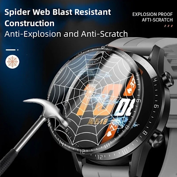 Skærmbeskytter til Huawei Watch Gt 4 Gt3 Pro 41Mm 46Mm 41Mm Smart Watch Beskyttelsesfilm til Huawes I Gt4 Gt 3 Pro Blødt Glas 1PCS Til GT3 46mm