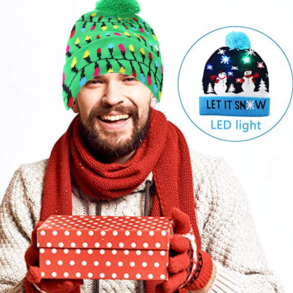Ljusupplyst Julhatt, Julmössa med LED-lampor