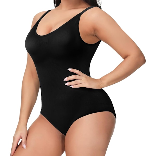 Sømløs Shapewear, Justerbare Stropper Full Body Shaper til Kvinder, Mavekontrol 3XL