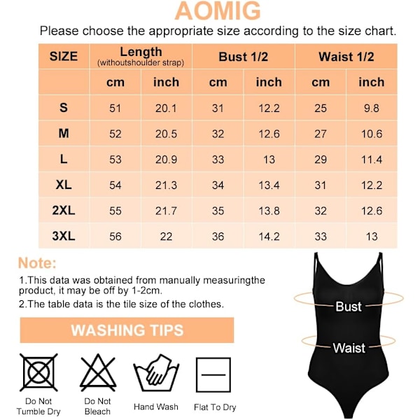 Sömlös Shapewear, Justerbara Remmar Helkroppsshaper för Kvinnor, String Tummy Control XXL