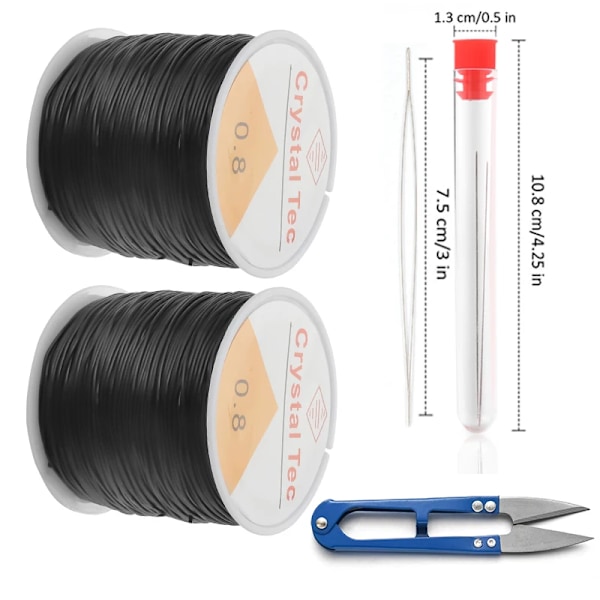 2 mm naturlig krystal facet lille rund perle skær små perler DIY smykker halvfærdige produkter T sort krystal 2 mm