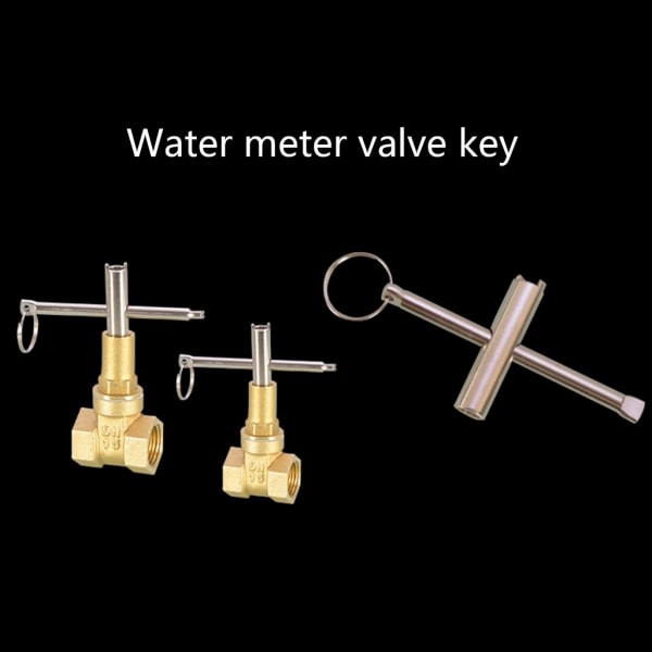 SQBB Hög kvalitet inre triangel nyckelnyckel Hiss vattenmätare Ventiler nyckelnyckel