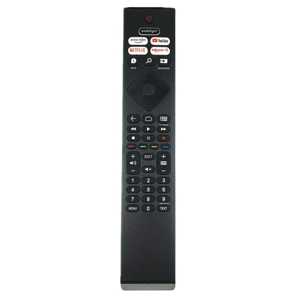 CQBB Universalfjärrkontroll BRC0984501 för Philips Smart TV Svart en one size