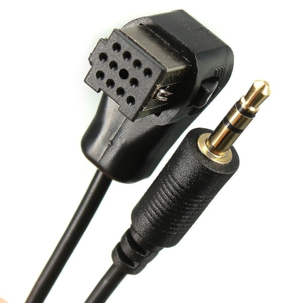 CQBB 3,5 mm Aux-ingångskabel för Pioneer huvudenhet IP-BUS Aux-ingångsadapter Kabelsladd 3,5 mm hanhörlurar