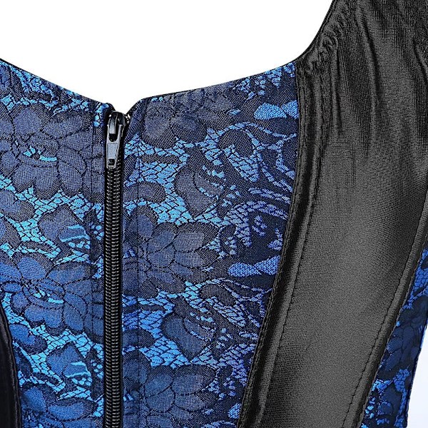 Naisten korsetit Overbust Bustier Top Gootti Sexy Olkapää Punainen 2928 2XL Red 2928 2XL