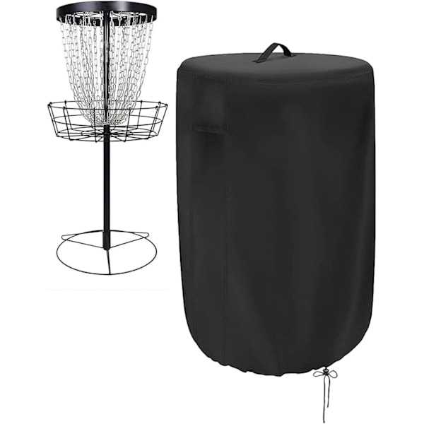 Discgolfkorg Regnöverdrag | Vattentätt Svart Överdrag för Golfövning