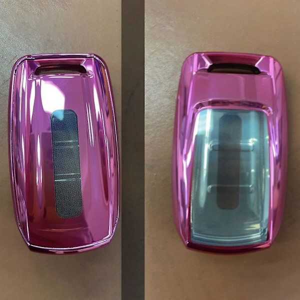 5 painikkeinen pehmeä TPU-avainkotelo autoavaimelle avaimenperälle Pink