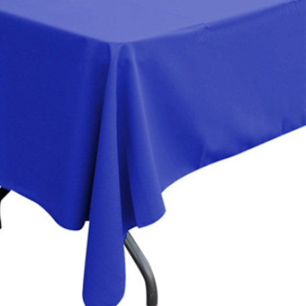 Rektangulær duk i polyester, rynkefri og krympefri duk for spisebord, konferansebord, kongeblå 1,8x2,6m / 5,9x8,5ft 0.4
