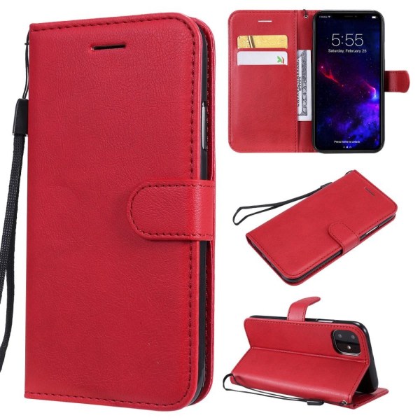 iPhone 11 - Plånboksfodral - Röd Röd Röd