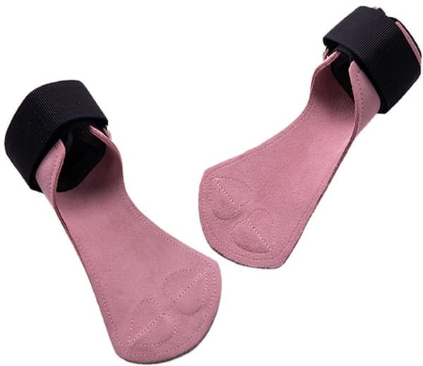 Håndledsbind til sportshandsker - Sportshandsker - Pink - Håndbeskyttelse til forbedring af grebstrænere - Skridsikre håndledsbind til pull-up-stænger
