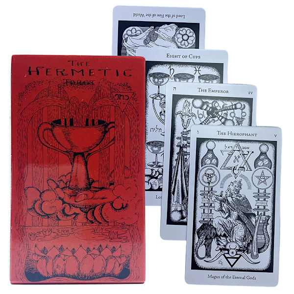 Den Hermetiske Tarot Profeti Spådom Deck Familie Fest Brætspil Multifarvet Multicolor one size