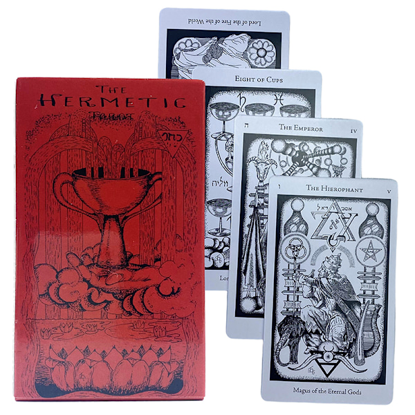 The Hermetic Tarot Prophecy Divination Deck Family Party Board Multicolor