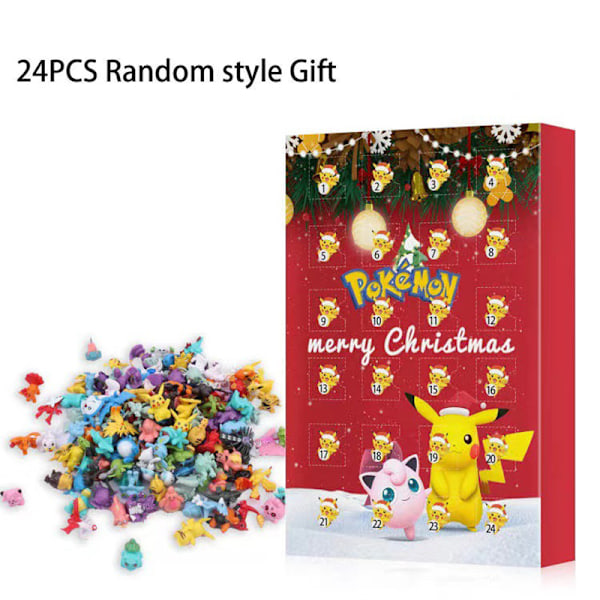 24 Dages Figurer Julekalender Æske Fancy Toys Semester Nedtællingsæske Til Drenge Piger Venner Atrovirens