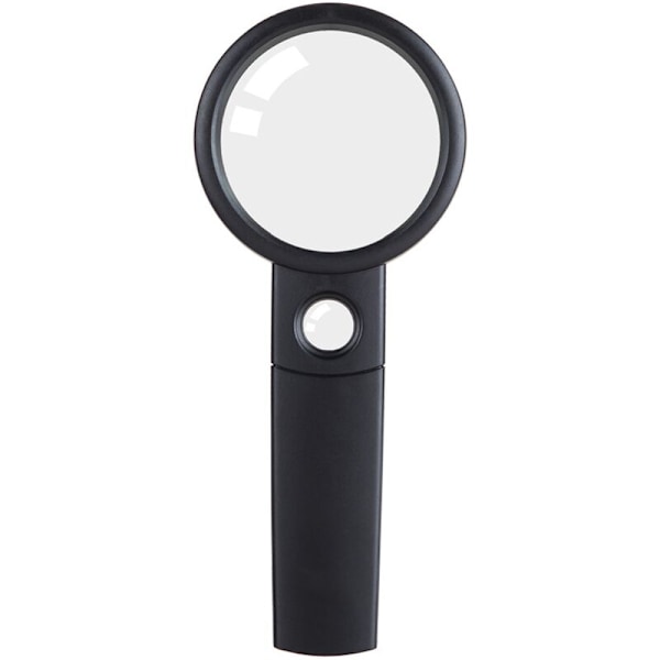 Upplyst läsförstoringsglas, 30X förstoringsglas med 12 LED-ljus, Handhållen förstoringsglas, Smycken, Seniorer, Visually Im