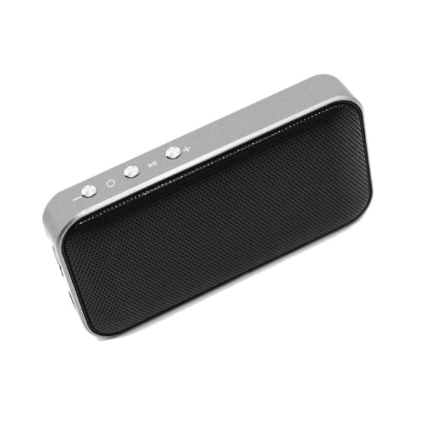 CQBB Bärbar utomhusminificka Audio Ultratunn Bluetooth -högtalare Högtalarstöd Tf-kort -vit