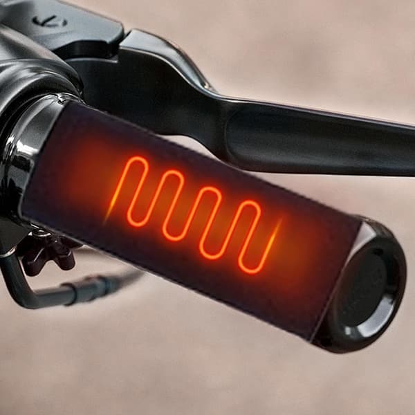 Uppvärmda Motorcykelgrepp, Vattentäta Ergonomiska Styrgrepp, Snabbmontering Värmegrepp B