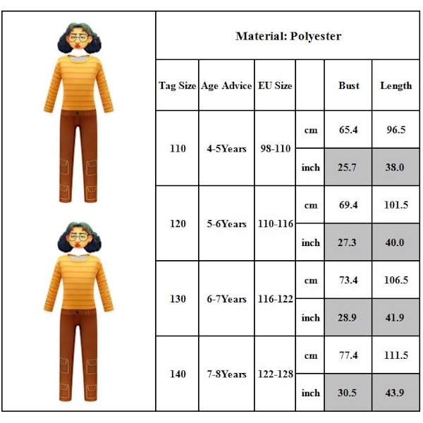 Tyttö, joka muuttuu punaiseksi, body Halloween-asu, vaatekoko 120cm 120cm