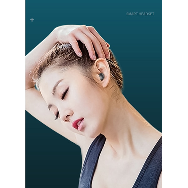 True Wireless Binaural Sports Bluetooth-hörlurar (vita)