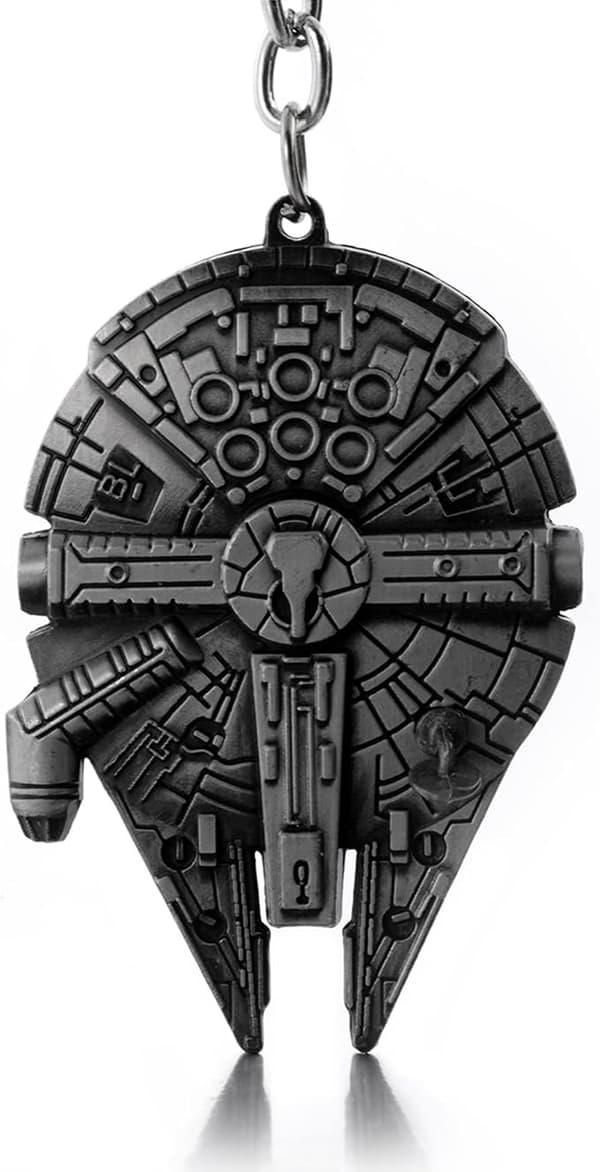 Nøglering Millennium Falcon, sølv, sølv-max