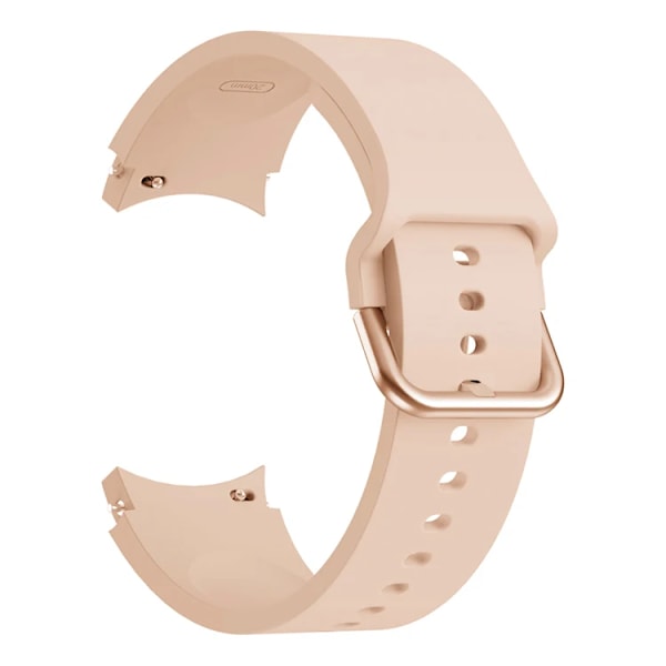 Silikonranneke Samsung Galaxy Watch 6 5 4 44mm 40mm 45mm kellolle - Vaihtohihna Watch 6 4 Classic 47mm 43mm 46mm Virallinen vaaleanpunainen Watch 4 Classic 46mm