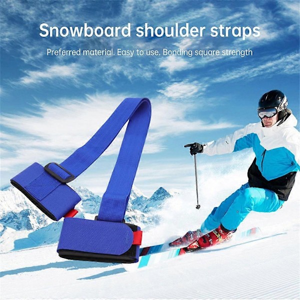 Skidband, Skidbärrem, Skidsele, Skidrem - Perfekt red