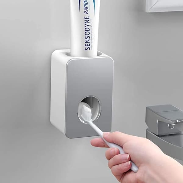 Automatic Toothpaste Dispenser, Wall-Mounted Hands-Free Toothpaste Squeezer, Automatic Toothpaste Dispenser, Suitable for Home and Bathroom