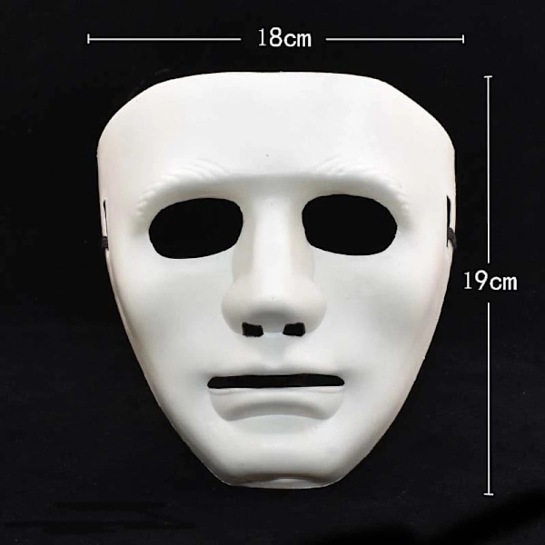 Party Anonym Masker Halloween Film Tema Ansigtsmasker Til Voksne Cosplay Film Kostumer Rekvisit Maske Skræk Maske Gave Til Børn 2