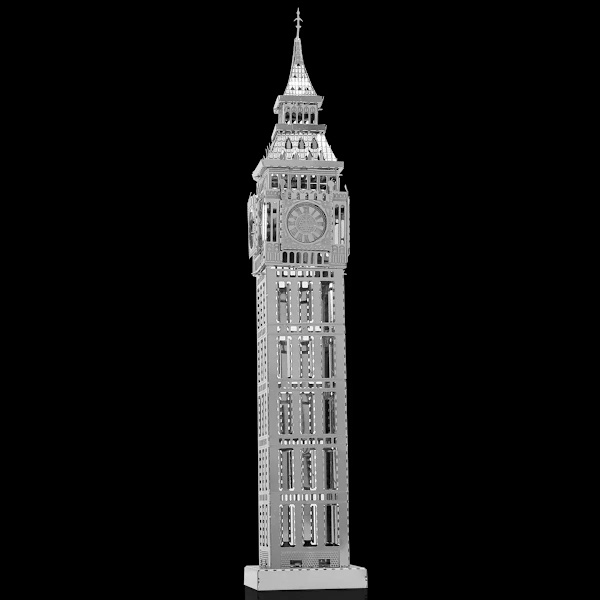 Big Ben 3D metallpusselmodellbyggsatser DIY laserskurna pussel pussel leksak för barn Big Ben
