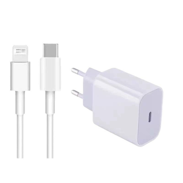 3-pack - iPhone-laddare - Snabbladdare - Adapter + Datakabel 20W Vit One Size iPhone 3-pack 3-Pack_ma 3-Pack iPhone
