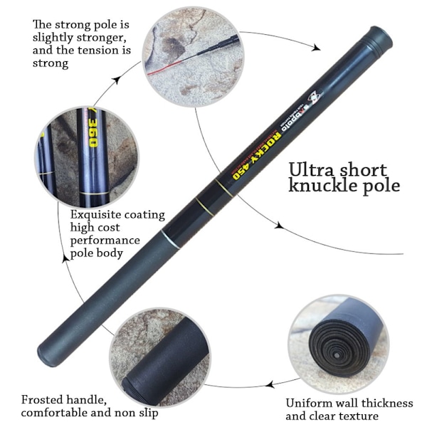 Teleskooppinen onkivapa Stream Hand Pole 4,5M 4.5M