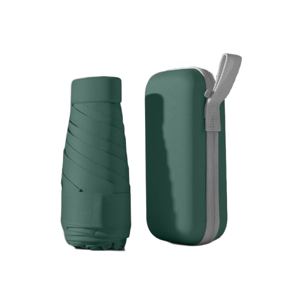 Sun Paraply Capsule Paraply - Solskydd och UV-skydd grön