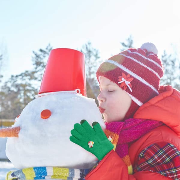 XJ-Barnens julevanter 3-6 år tegnede vanter—max