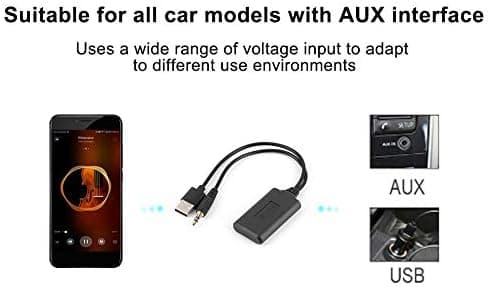 Bluetooth-modtager Bluetooth AUX-adapter, 3,5 mm/0,14 tommer Bil AUX-lydkabel Trådløs Bluetooth-modtageradapter HIFI Stereomusik Auto Acc