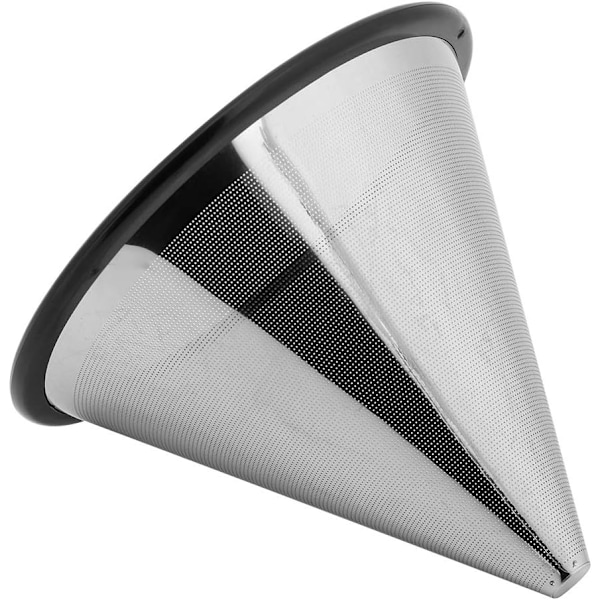Kaffefilter, YJ‑99A3 Kaffefilter i rustfrit stål Te Coffee Dripper Kaffenetfilter