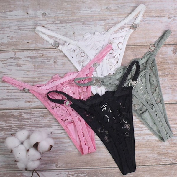 Stringtrosor i spets ROA - rea Rosa Pink S
