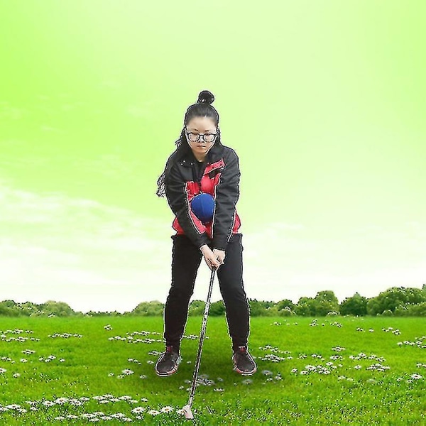 Golf Intelligent Impact Ball Golf Swing Trainer Aid Assist Posture Correction Träning-färggrå