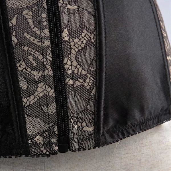 Naisten korsetit Overbust Bustier Top Gothic Sexy Olkapää 2928gray 2XL 2928gray 2XL