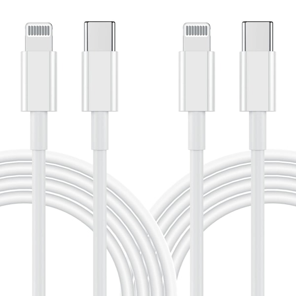 2 kpl USB-C - Lightning-kaapeli iPhone 11/12/13 20W 1m