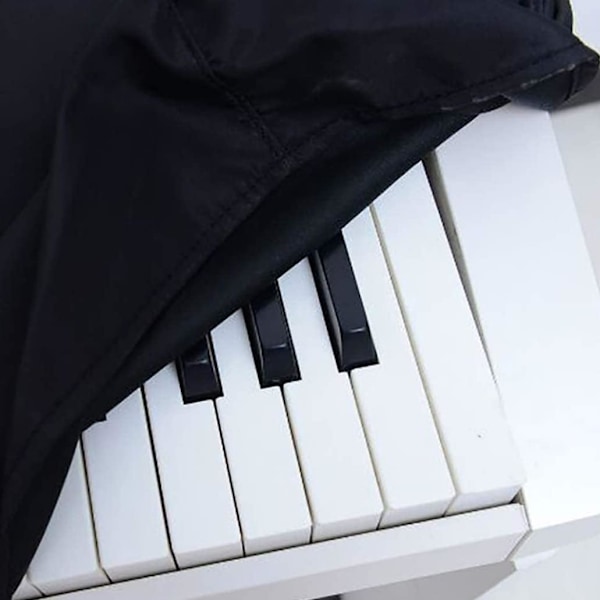 Tangentbord dammskydd tangentbordsskydd 61 tangenter elektroniskt pianodammskydd töjbart svart för digital 61 tangenter piano