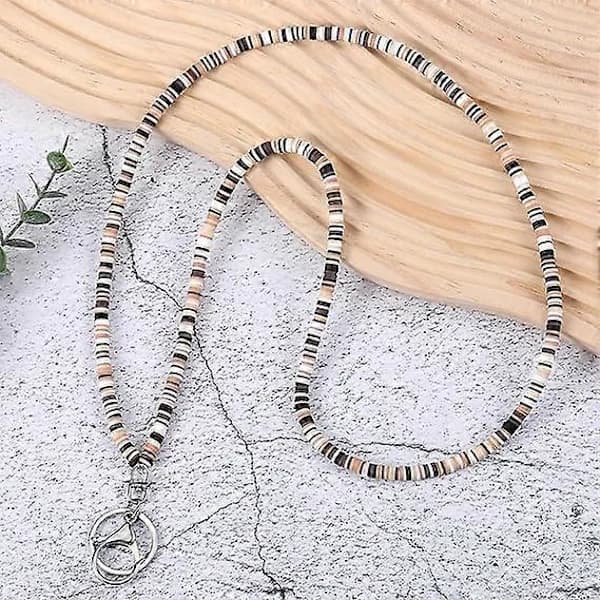 Lanyard til ID-kort Lærer-lanyard Perle-lanyard Boheme-lanyard—max
