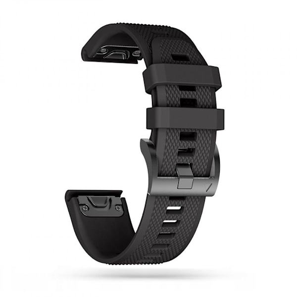 Tech-Protect Garmin Fenix 26 mm Armband Smooth Svart 40