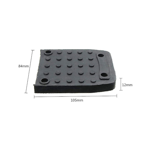 Stiltsulor Anti-pads gipsille, 4 kpl stylt-pohjallisten korvaussarja, ei jalkapeite, rakennus T [DB] Musta Black