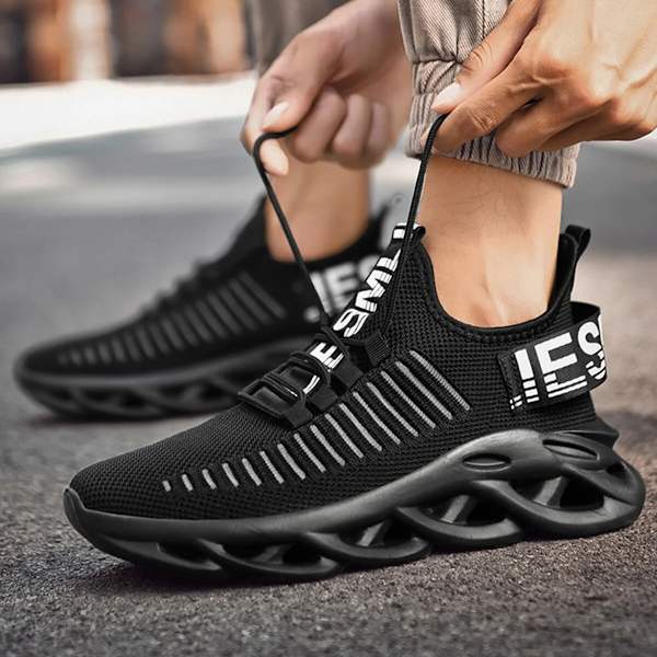 Miesten Mukavat Urheilukengät Hengittävät Juoksukengät Miesten Mesh Tenis Urheilukengät Waling Sneakers