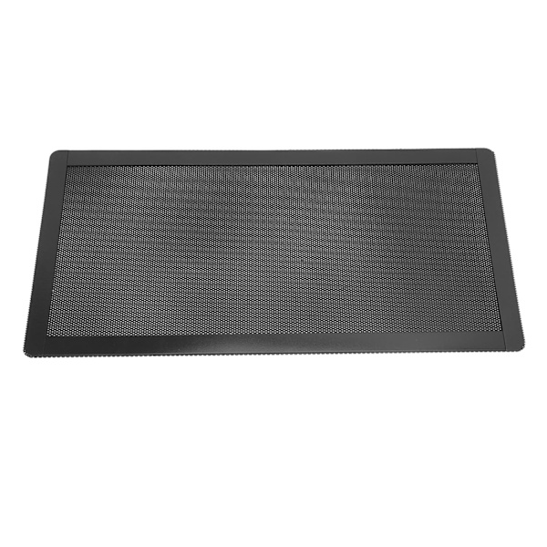 10 kpl PC-tuulettimen pölysuodatin PVC-tietokoneen kotelo Pölytiivis Suodatinpeite Magneettinen Musta 120x240mm