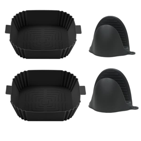 Silikoneforme plus handsker til airfryer—max