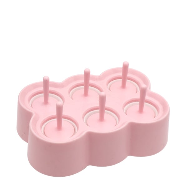 CQBB Form [6 hålrum], glassbricka med 6 silikonceller, köksprylverktyg för livsmedel Popsicle Sorb-glass