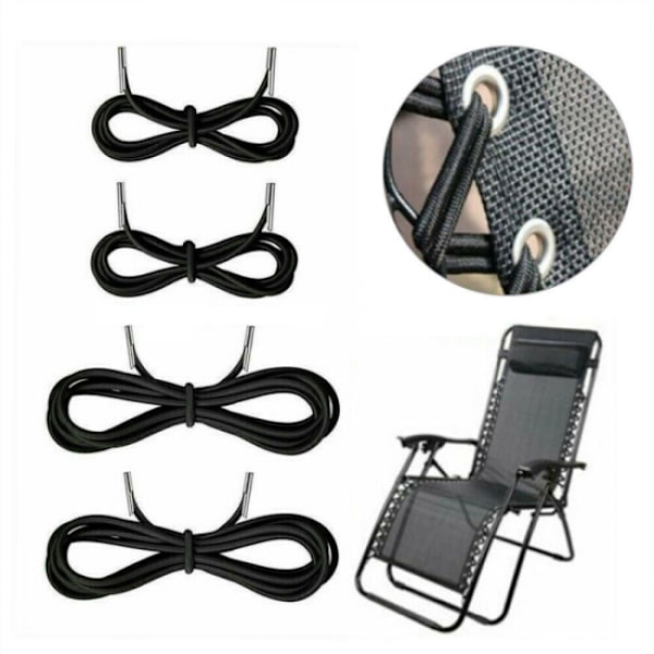 8-pack Stol Solstol Tillbehör Elastisk Fästning Bungee.